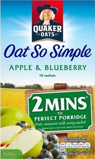 Picture of QUAKER OAT SO SIMPLE APPLE/BLU